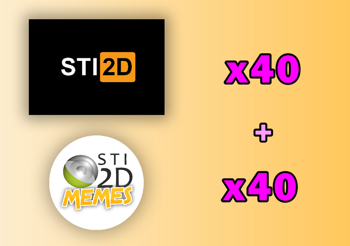 Pack de 80 Stickers STI2D